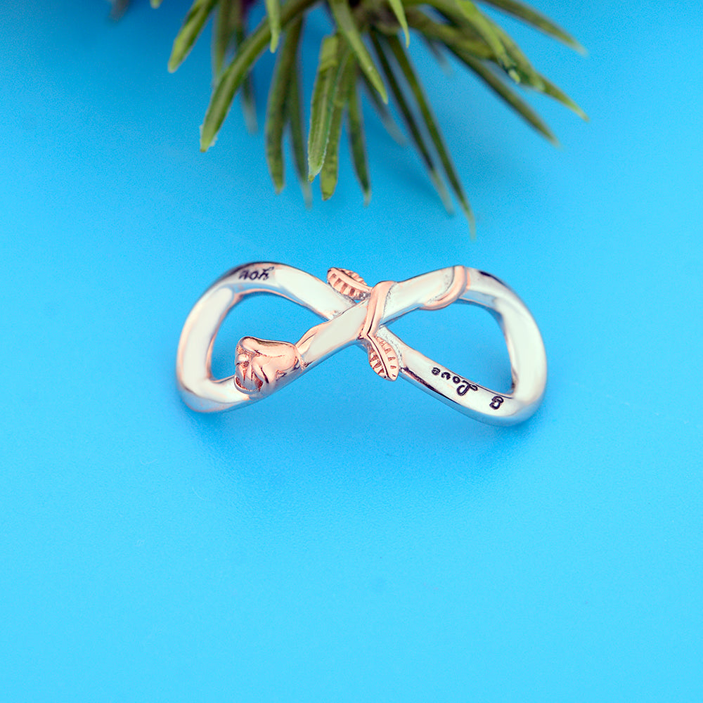 925 sterling silver infinite symbols and flowers