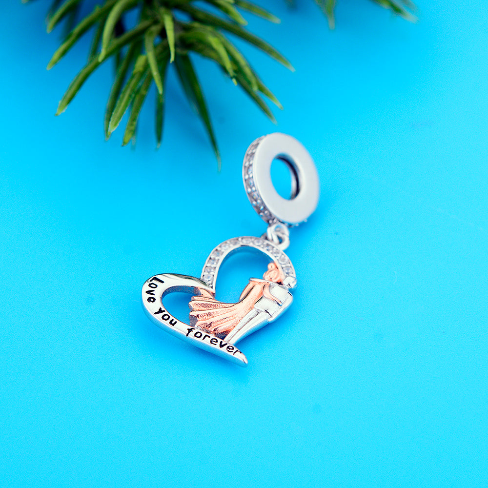 925 sterling silver boy and girl standing together