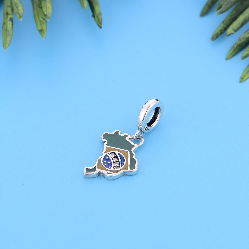 925 sterling silver Brazil International charms