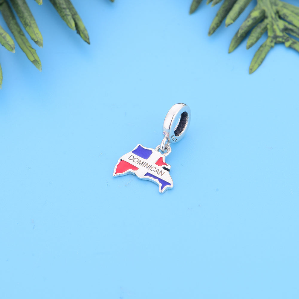 925 sterling silver DOMINICAN International charms