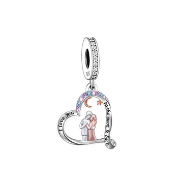925 sterling silver couple embracing each other