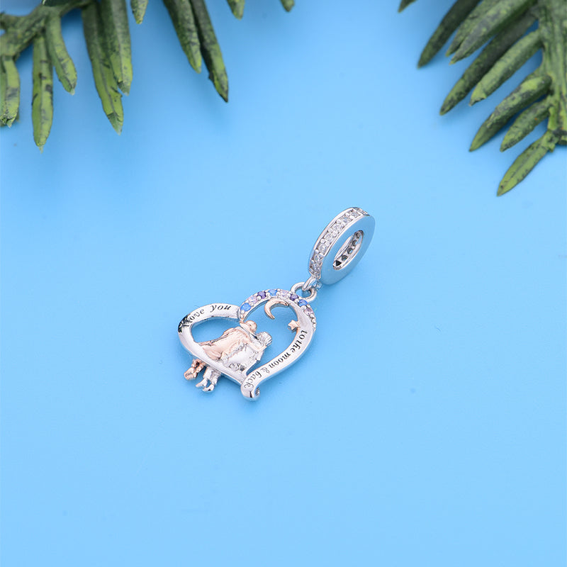 925 sterling silver girl holding boy