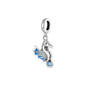 Hippocampe en argent sterling 925