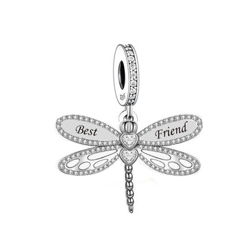 925 sterling silver dragonfly's best friend
