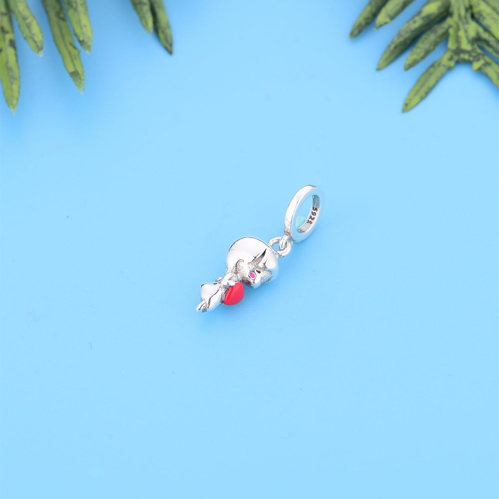 925 sterling silver girl accepts flowers