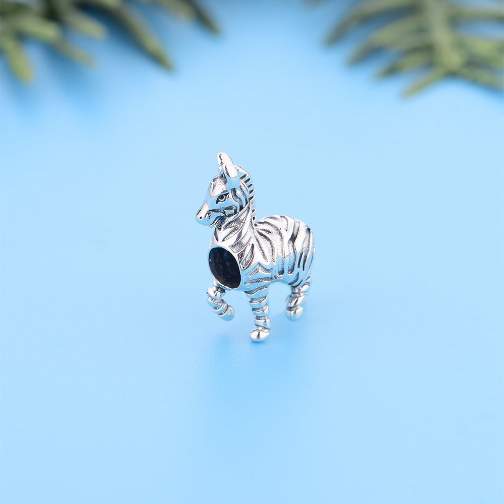 925 sterling silver zebra