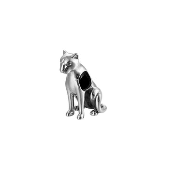 "Jaguar Spirit" 925 Sterling Silver Animal Bead - Strength & Focus
