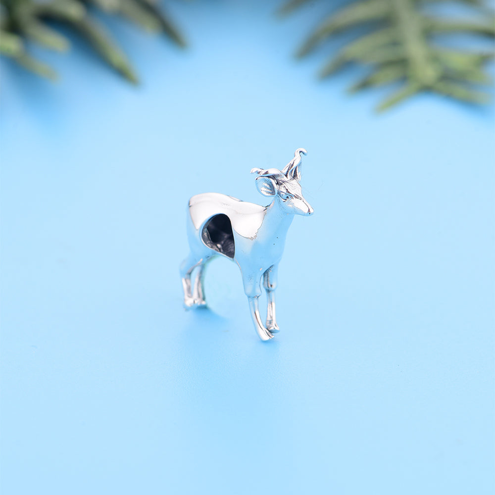 925 sterling silver deer