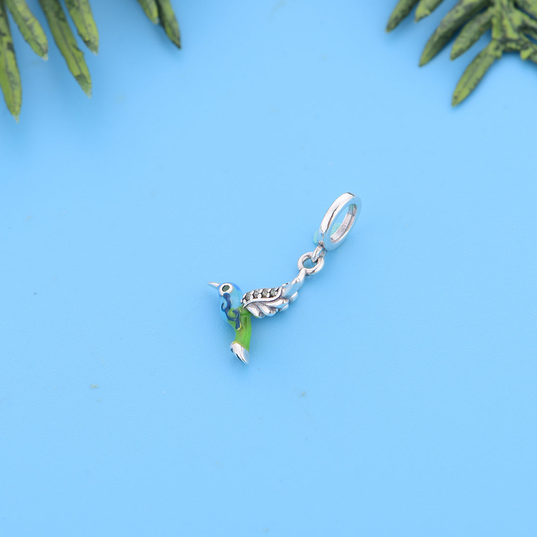 925 sterling silver hummingbird