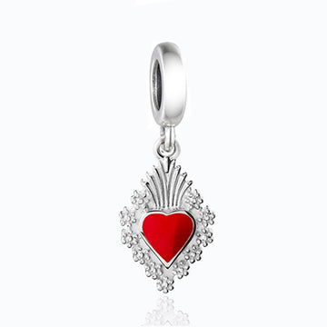 925 sterling silver Mexican heart shape