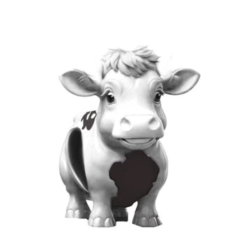 vache en argent sterling 925