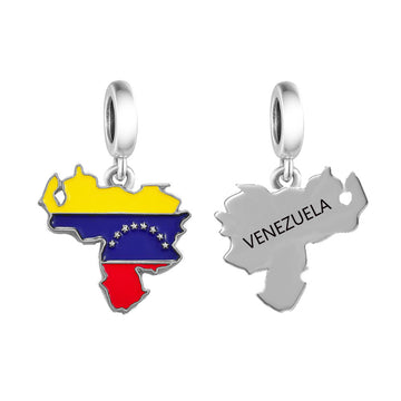 Venezuela map charms