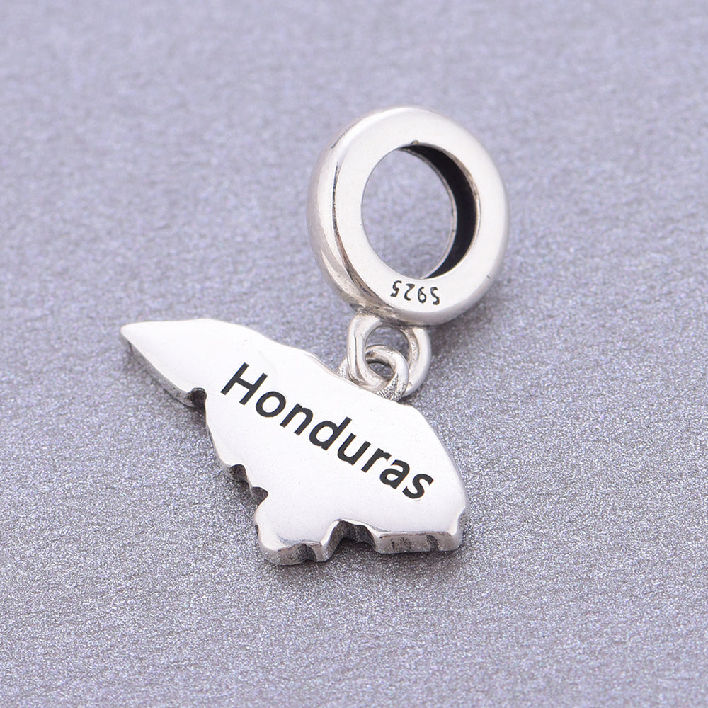 925 sterling silver Honduras International charms