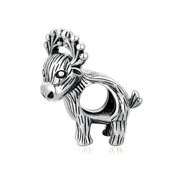 925 sterling silver reindeer