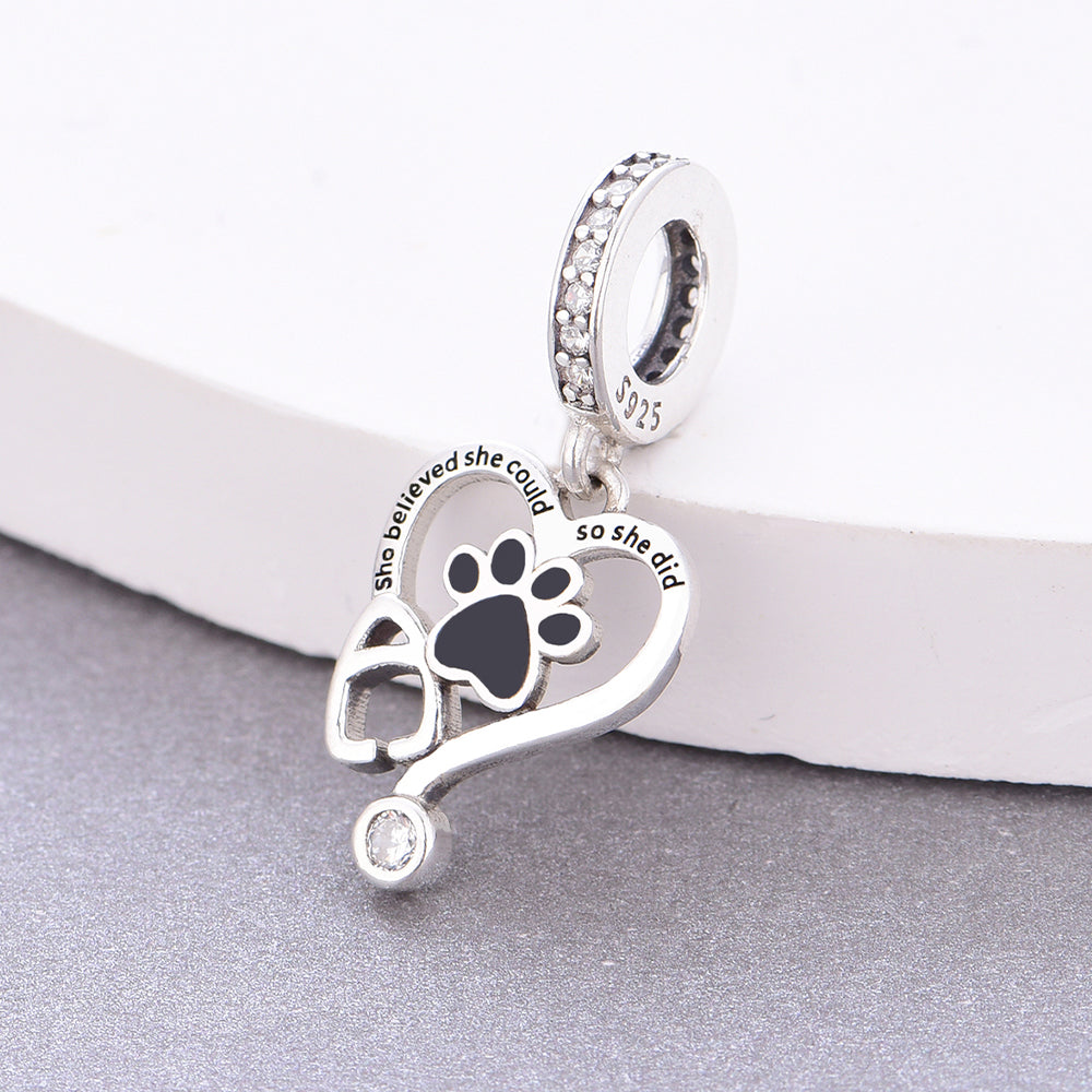Dog Claw Heart shaped stethoscope