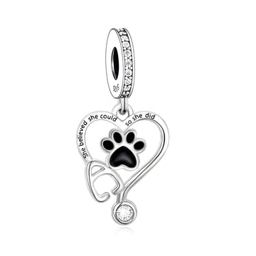 Dog Claw Heart shaped stethoscope