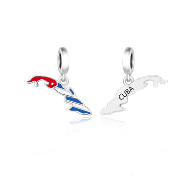 925 sterling silver CUBA International charms
