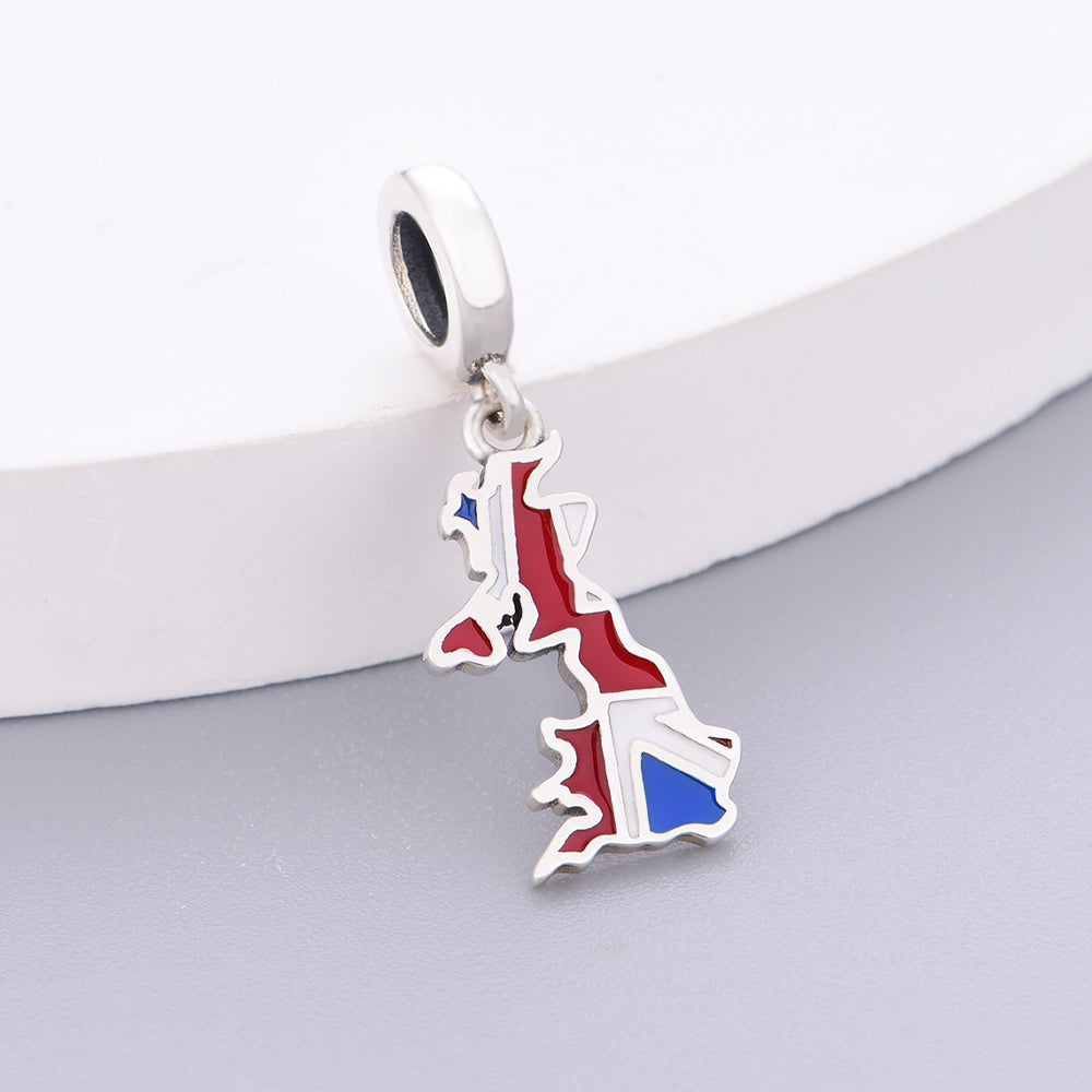 925 sterling silver UNITED KINGDOM International charms