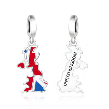 925 sterling silver UNITED KINGDOM International charms