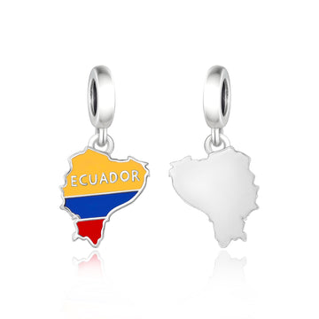 925 sterling silver ECUADOR International charms