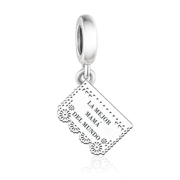 "Papel Picado" Mom Charm - 925 Silver Mexican Art Inspired Gift