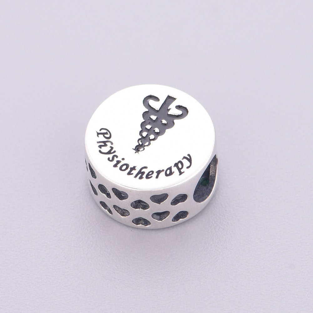 "Restorative Resonance" - 925 Sterling Silver Physiotherapy Bead Charm