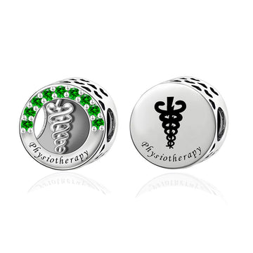 "Restorative Resonance" - 925 Sterling Silver Physiotherapy Bead Charm