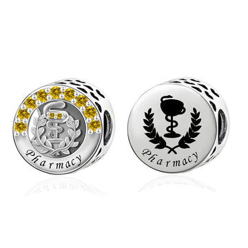 "Pharmaceutical Resonance" - 925 Sterling Silver Pharmacy Bowl Charm