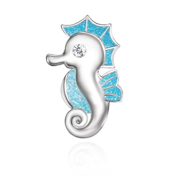 "Oceanic Dream" - 925 Sterling Silver Enchanted Seahorse Charm Bead