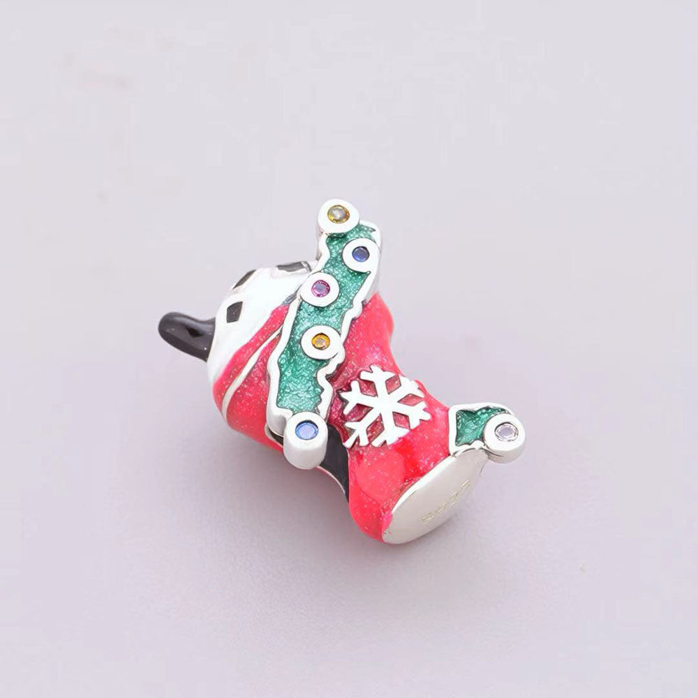 "Festive Sip Resonance" - 925 Sterling Silver Christmas Hot Cocoa Charm