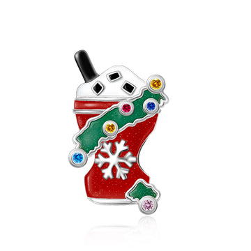 "Festive Sip Resonance" - 925 Sterling Silver Christmas Hot Cocoa Charm