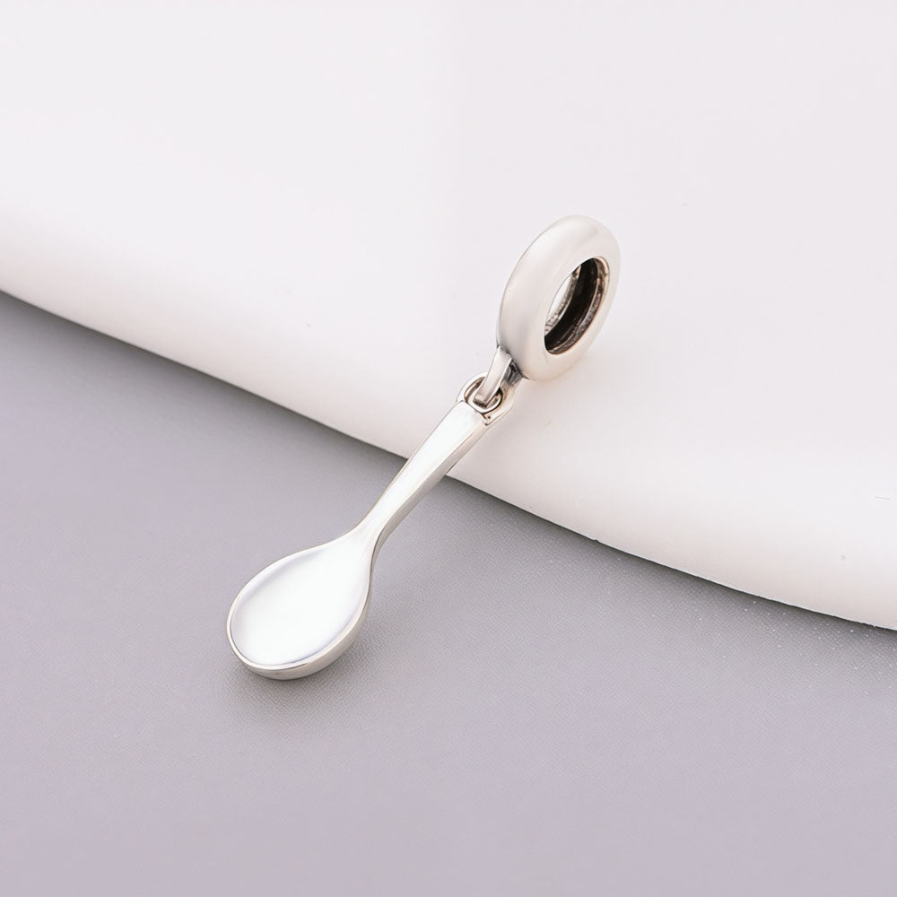 "Mischief Maker" Spoon - 925 Silver "Stir Up Trouble" Statement Dangle Charm