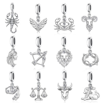 "Mystic Scorpion" Venom - 925 Silver Radiant Zircon Dangle Charm