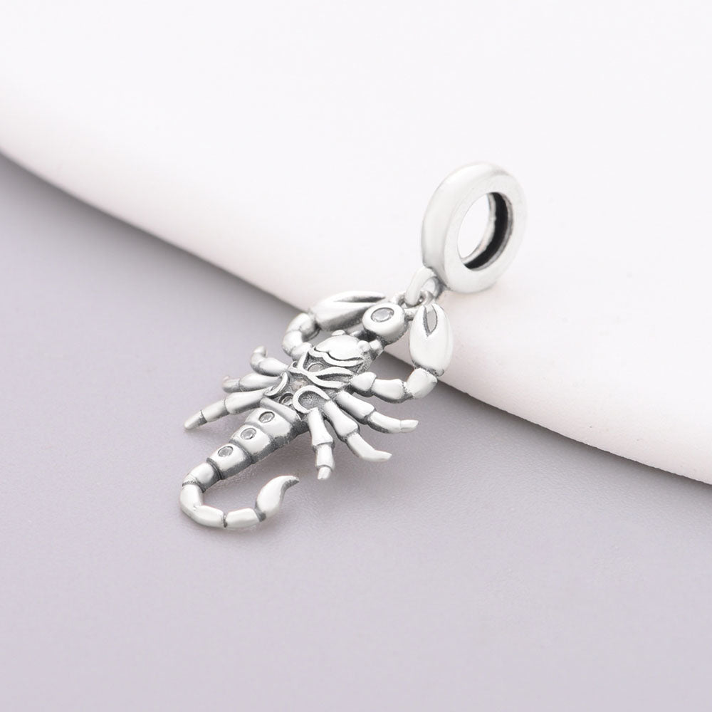 "Mystic Scorpion" Venom - 925 Silver Radiant Zircon Dangle Charm