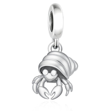 "Ocean Nomad" Hermit Crab Dangle - 925 Silver Sea Spirit Charm