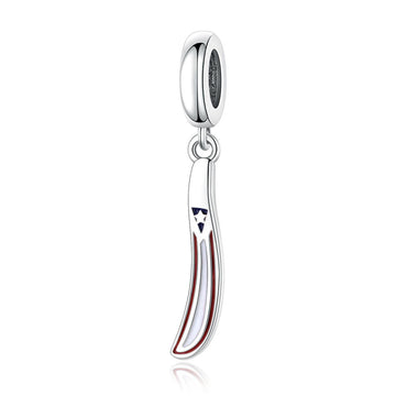 "Ocean Pulse" Surfboard Dangle - 925 Sterling Silver Star Charm