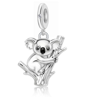 "Grounded Gentleness" Koala Dangle - 925 Sterling Silver Charm